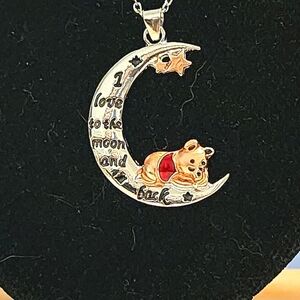 💖*NWOT* 1pc. Fashion Alloy Necklace with Plated White K